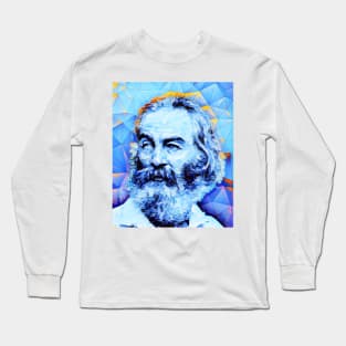 Walt Whitman Portrait | Walt Whitman Artwork | Walt Whitman Painting 8 Long Sleeve T-Shirt